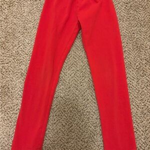 Hanna Anderson red leggings